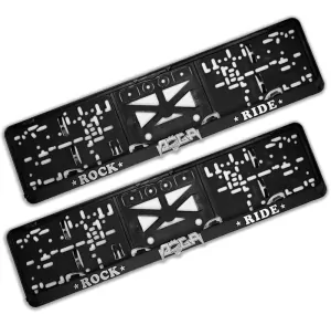 Podznačna na auto černo - stříbrná