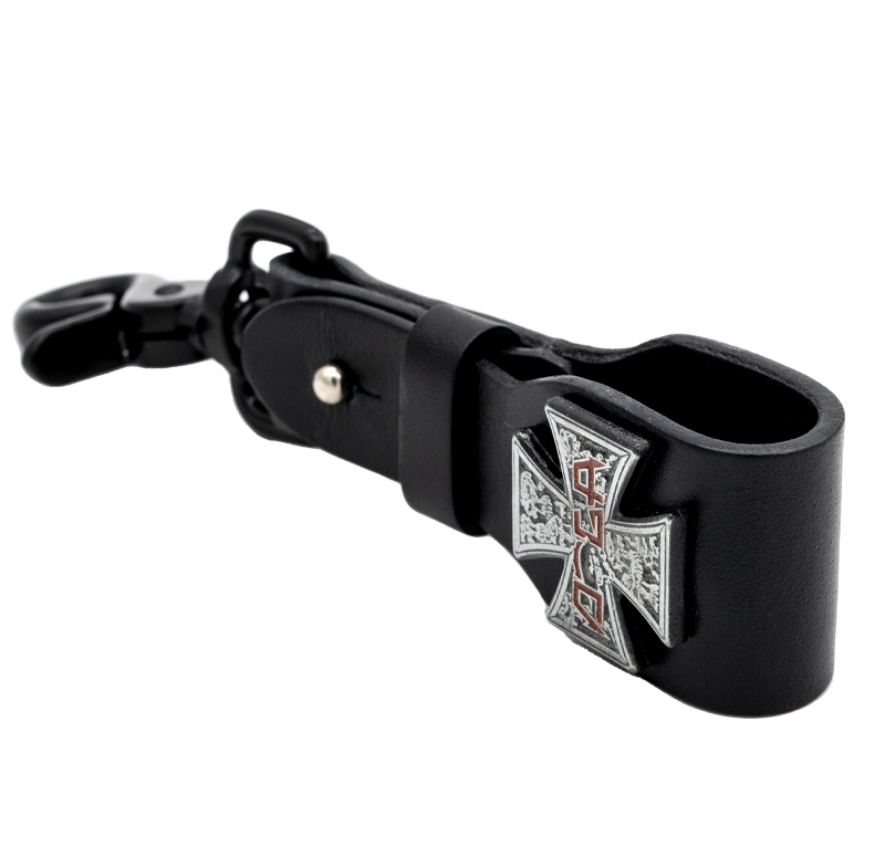 Kožená klíčenka Maltézský kříž